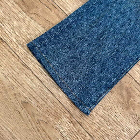 AG Adriano Goldschmied Angel Bootcut Jeans Womens Size 27 Distressed Light Wash - Picture 2 of 5